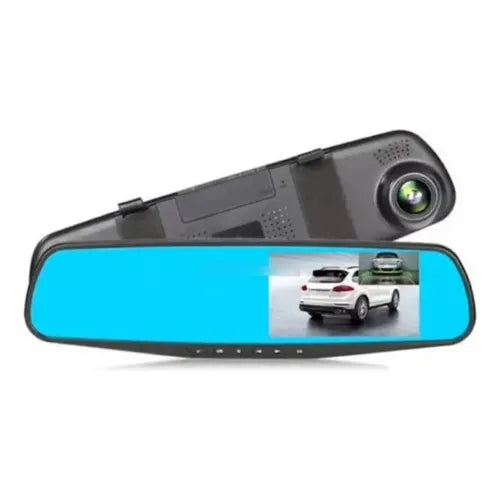ESPEJO RETROVISOR UNIVERSAL CON 2 CAMARAS TRASERA Y DELANTERA