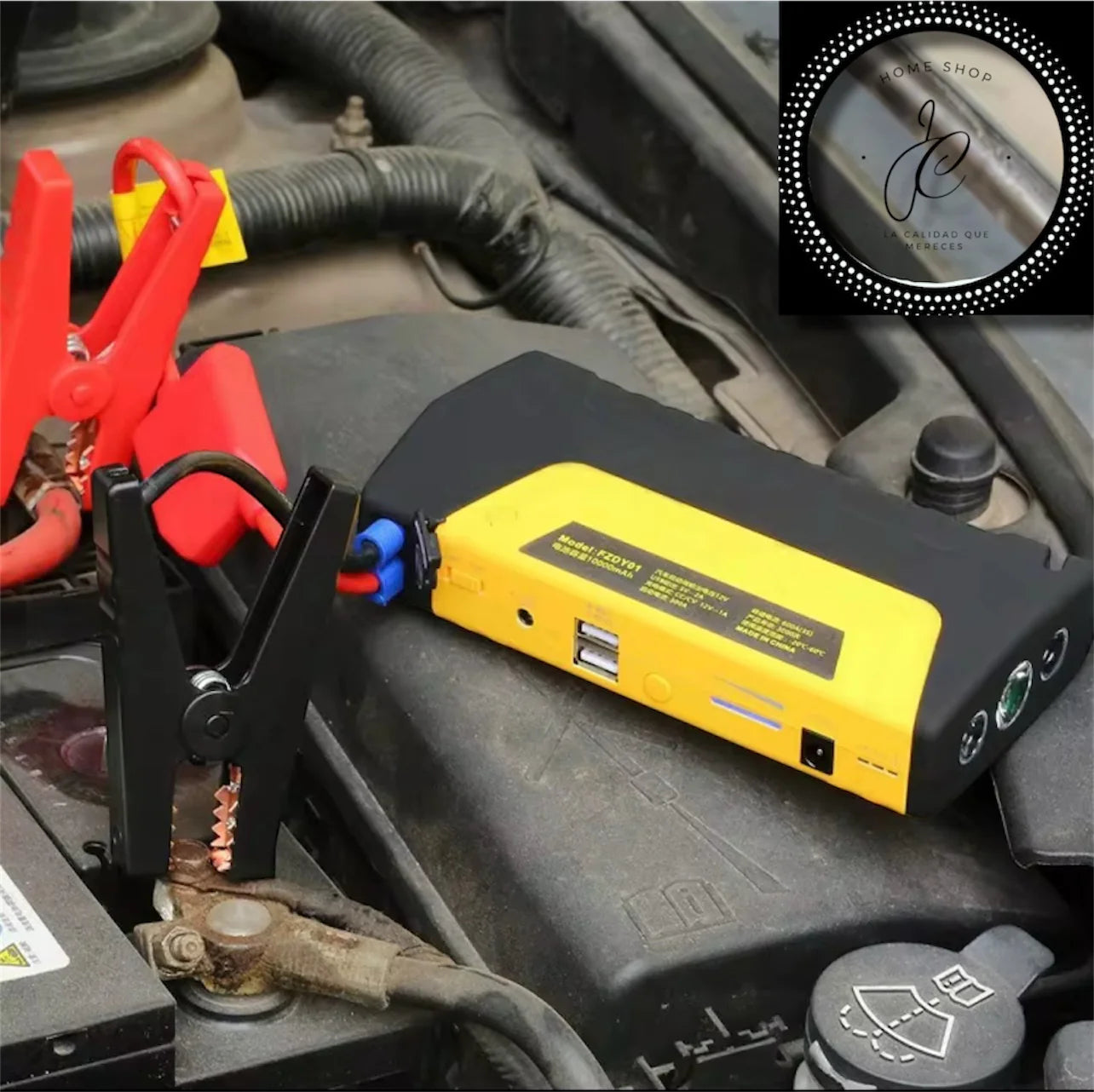JUMPER DE VEHICULO TM15 + BOMBA DE AIRE KIT TODO EN UNO MD-10505