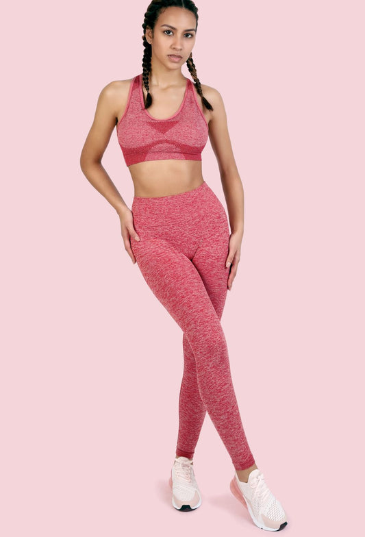 SET DEPORTIVO / PANTALON LARGO ABC221 ROJO