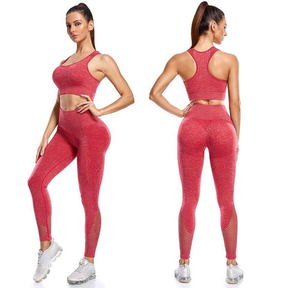 SET DEPORTIVO / PANTALON LARGO ABC221 ROJO