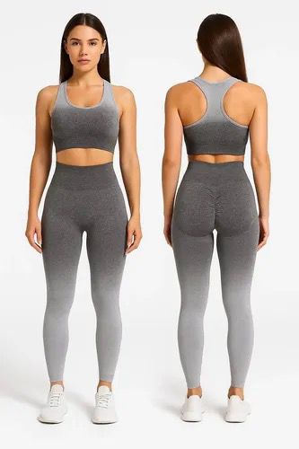 SET DEPORTIVO / PANTALON LARGO ABC221 GRIS
